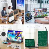 15,6 Zoll Portable Monitor IPS Bildschirm Tragbarer Mobiler FHD 1920*1080 HDR – Bild 6