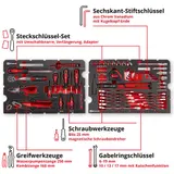 Original Einhell E-CASE 80-tlg. Werkzeugkoffer (Werkzeug-Set im robusten, stapel – Bild 6