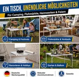 Campingtisch klappbar Klapptisch - Schnell aufstellen & platzsparend mitnehmen – Bild 3