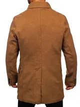 Mantel Coat Wintermantel Jacke Sakko Stehkragen Casual Classic Herren BOLF Basic – Bild 3
