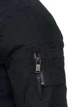 Redbridge Herren Jacke Übergangsjacke Bomberjacke Collegejacke Basic Schwarz Neu – Bild 9