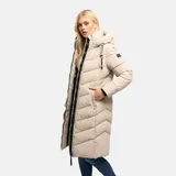 Navahoo Damen Winterjacke Steppjacke Winter Jacke lang warm Mantel Parker B982 – Bild 3