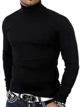 Reslad Herren Pullover Rollkragen Rolli Winterpulli Rollkragenpullover RS-1088 – Bild 1