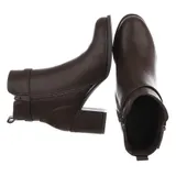 Damen Stiefeletten mit Reißverschluss Ital-Design 6689 in Braun – Bild 2