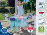 Leifheit Standtrockner Pegasus 200 Solid Comfort Wäscheständer draußen trocknen – Bild 4