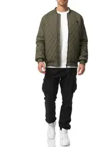 Indicode Herren Übergangsjacke Novak-Steppjacke Daunen Optik Männer Jacke – Bild 4