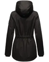 Marikoo Designer Damen Übergangs Jacke leicht gefüttert Kapuze Herbst B931 NEU – Bild 5