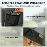 Outsunny Campingzelt 2 Personen 3000mm Wasserdicht & Winddicht Kuppelzelt – Bild 8