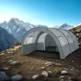 Tunnelzelt 6 Personen Familienzelt Gruppenzelt Camping Zelt Outdoor mit Vorzelt – Bild 11