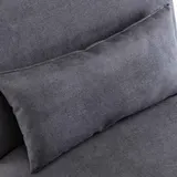 Loungesessel Sessel mit Kissen Stoffsofa Einzelsofa Wohnzimmersofa Gepolstert – Bild 8
