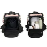 2 in 1 Rucksack Tasche Damen Schultertasche Umhängetasche Handtaschen Backpack – Bild 8