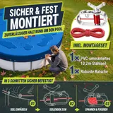 tillvex® Poolabdeckung Rund für Pool Abdeckplane Winter Abdeckung Solar Plane – Bild 4