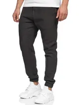 Indicode Herren Leinenhose Blnda-Stoffhose Leichte Sommerhose Pants Männer Chino – Bild 2