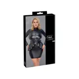 Minikleid XL-3XL Stretch matter Wetlook Partykleid Sexy Dessous Erotik "Harriet" – Bild 12