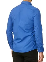 Hemd Herren Modern Business Freizeit Hochzeit Bügelleicht Hemden Langarm RS-7002 – Bild 3