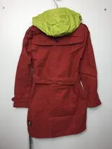 KHUJO Damen Jacke Mantel Übergangsjacke Übergangsmantel Modell: Frühling Rot L – Bild 3