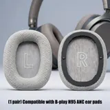Sheepskin/Mesh Ear Pad Replacement Pair for H95ANC, Oval Headphone Ear Cushions – Bild 1