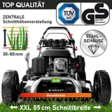 BRAST Rasenmäher Benzin 5,2kW(7 PS) | mit Antrieb | XXL - 55cm Schnittbreite – Bild 3