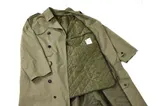 Original Niederländische Armee Offiziers Trenchcoat Militär Mantel Khaki – Bild 8