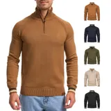 Indicode Herren Strickpullover INSwift-Herrenpullover Strick Pulli Stehkragen – Bild 11