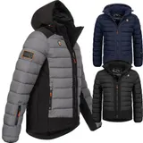 Geographical Norway Herren Winter Jacke Parka Steppjacke Kapuzenjacke Softshell – Bild 4