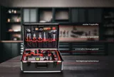 Werkzeugkoffer Werkzeugtrolley Werkzeugbox mit Werkzeug Set Premium – Bild 12