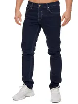TAZZIO Jeans Slim Fit Herren Jeanshose Stretch Designer Hose Denim Dunkelblau – Bild 1
