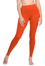Ladeheid Damen Lange Leggings Elastischer Bund Lang Baumwolle XS-4XL – Bild 3