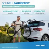 Heckträger FISCHER für 2 Fahrräder E-Bikes faltbar Heckklappenträger 45 kg – Bild 4