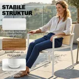 Outsunny Gartenmöbel Set Sitzgruppe für 4 Personen Atmungsaktiv Gartenlounge – Bild 7