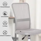 Bürostuhl Ergonomisch 150kg Schreibtischstuhl Drehstuhl Rollen, Hebbarer Stuhl – Bild 5