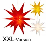 XXL 100 cm LED Weihnachtsstern Timer Innen Außen Weihnachts-Deko Stern Advent 3D – Bild 6