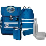 McNeill Schulranzen Ergo Compacto, Tetra (Set, 5-tlg), inkl. Federmäppchen, Turn – Bild 1