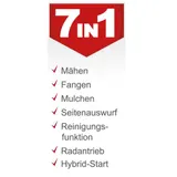 Scheppach Benzin Rasenmäher MS150-46E - 46cm Schnittbreite | E-Start | Antrieb – Bild 3