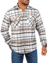 Herren Karo Flanellhemd Carisma Holzfäller Hemd warm kariert regular fit 8615 – Bild 2
