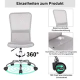 Bürostuhl Ergonomisch 150kg Schreibtischstuhl Drehstuhl Rollen, Hebbarer Stuhl – Bild 3