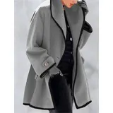 Damen Mantel Winterjacke Wintermantel Übergangs Herbst Warm Casual Trenchcoat – Bild 1