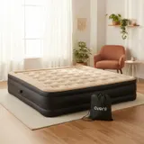 Luftbett Luftmatratze Reisebett selbstaufblasend integrierte Pumpe 2 Personen – Bild 8