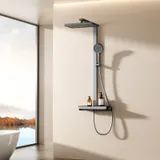 Duschsystem Handbrause Dusche Mit Thermostat Duscharmatur Regendusche Duschset – Bild 1