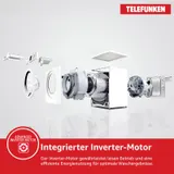 Telefunken Waschmaschine 8 kg Frontlader Inverter Motor 1400 U/Min. AquaStop NEU – Bild 4