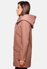 Marikoo Damen Softshell Regenjacke Outdoor Jacke Herbst Parka Mantel MAYLEEN NEU – Bild 4