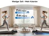 Laufband elektrisch Walking Pad LCD mit 8% Steigung für Zuhause Untertisch 130KG – Bild 17