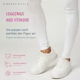 Merry Style Damen Freizeithose Leggings Elastischer Bund Lang Viskose XS-5XL – Bild 5