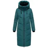 Marikoo Damen Winter Steppjacke Stepp Jacke lang warm Mantel Parker B979 NEU – Bild 6