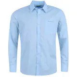 Pierre Cardin Herren Hemd Langarm Regular Fit – Freizeit & Business, Weiß/Blau – Bild 9