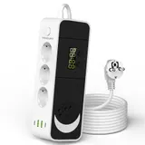 Steckdosenleiste Mehrfachsteckdose Steckdose USB Typ C Mehrfachstecker 3 Fach – Bild 6