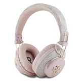 Guess Bluetooth 5.3 Wireless ENC Headset Kopfhörer On-Ear 4G Big Metal Logo pink – Bild 1