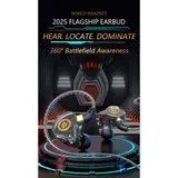 Gaming In-Ear Kopfhörer kabelgebunden mit Mikrofon für iPhone für Samsung 3,5 – Bild 6