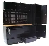 Werkstatt Schranksystem 9-teilig Werkstattwand Werkstattschrank Werktisch 57064 – Bild 5