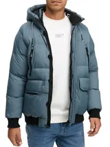 Indicode Herren Winterjacke INPaulix-Herrenjacke Steppjacke Kapuze Jacke Männer – Bild 2